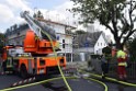 Dachstuhlbrand Koeln Poll Geislarerstr P561